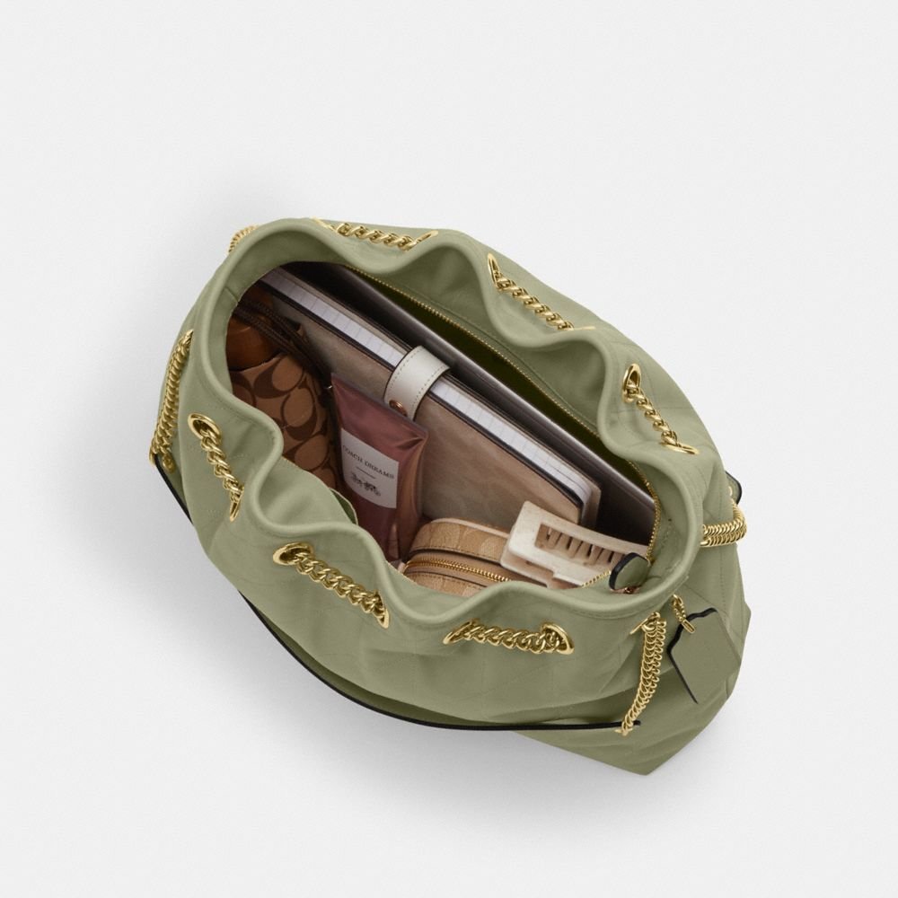 Coach Evelyn Shoulder Bag With Quilting - Image 11