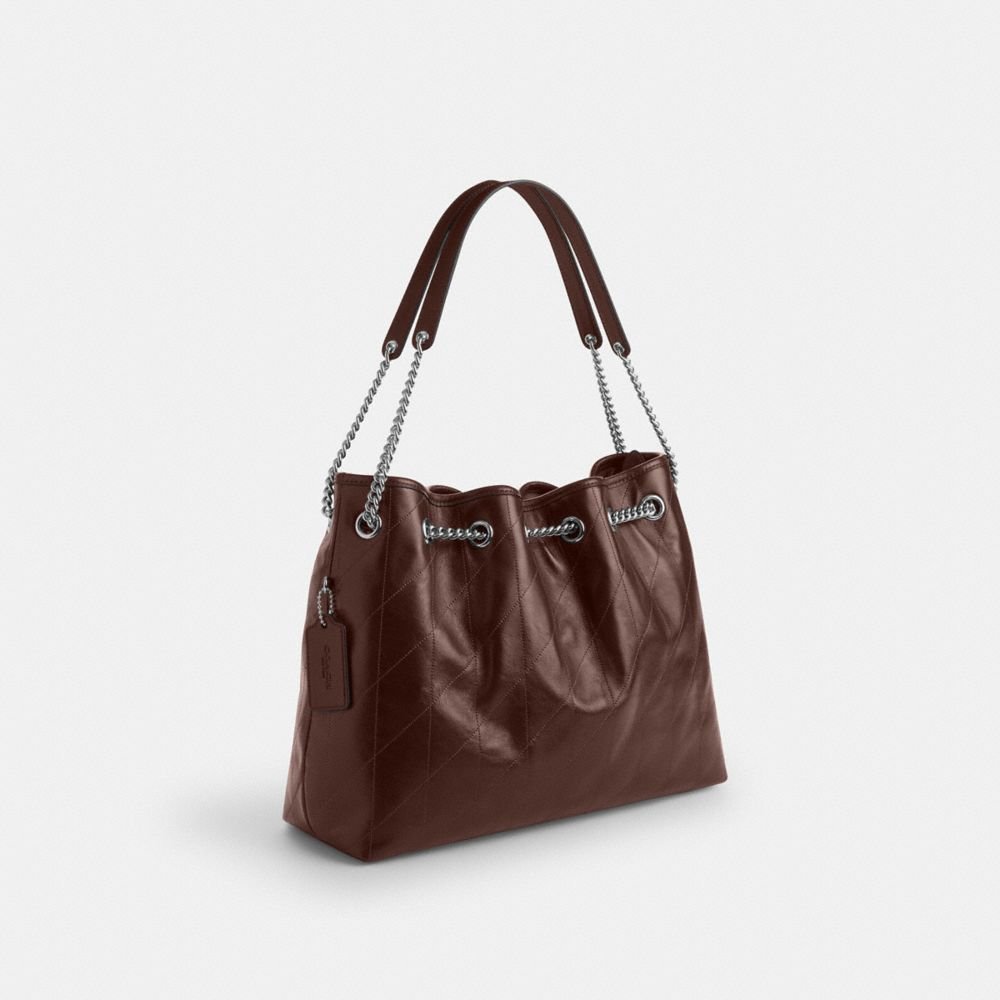 Coach Evelyn Shoulder Bag With Quilting - Image 4