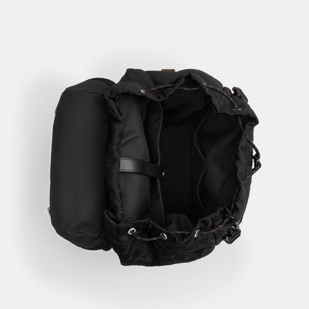 Coach Logan Backpack In Signature Nylon - Image 8