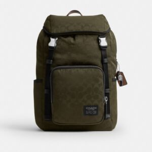 Coach Logan Backpack In Signature Nylon