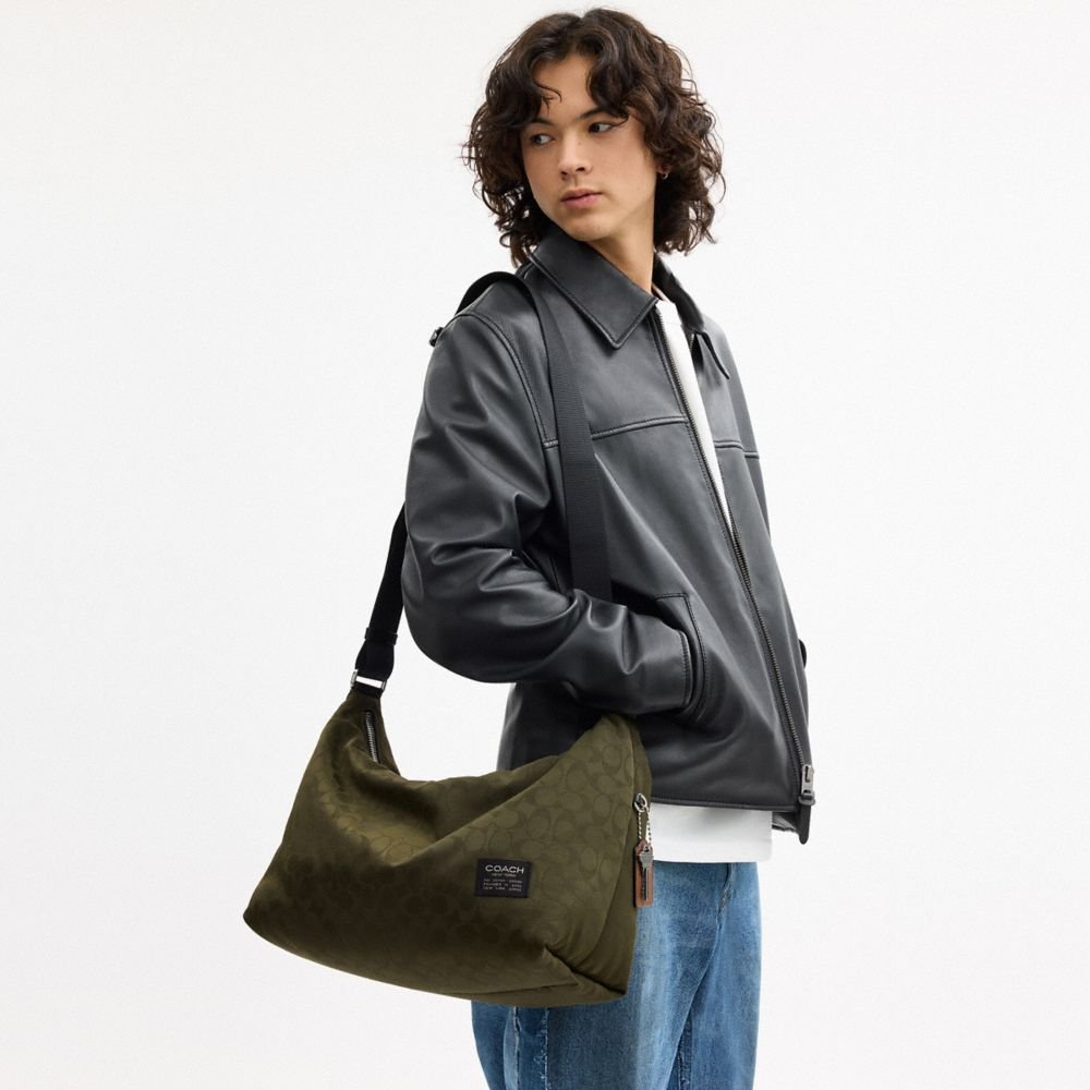 Coach Leo Crossbody In Signature Nylon - Image 2