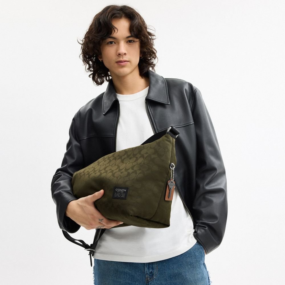 Coach Leo Crossbody In Signature Nylon - Image 3