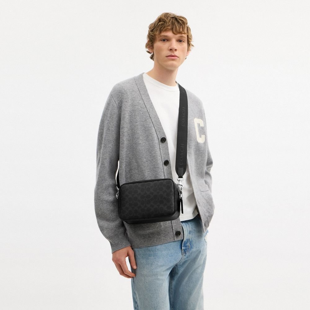 Coach Radio Camera Bag In Signature Canvas - Image 2