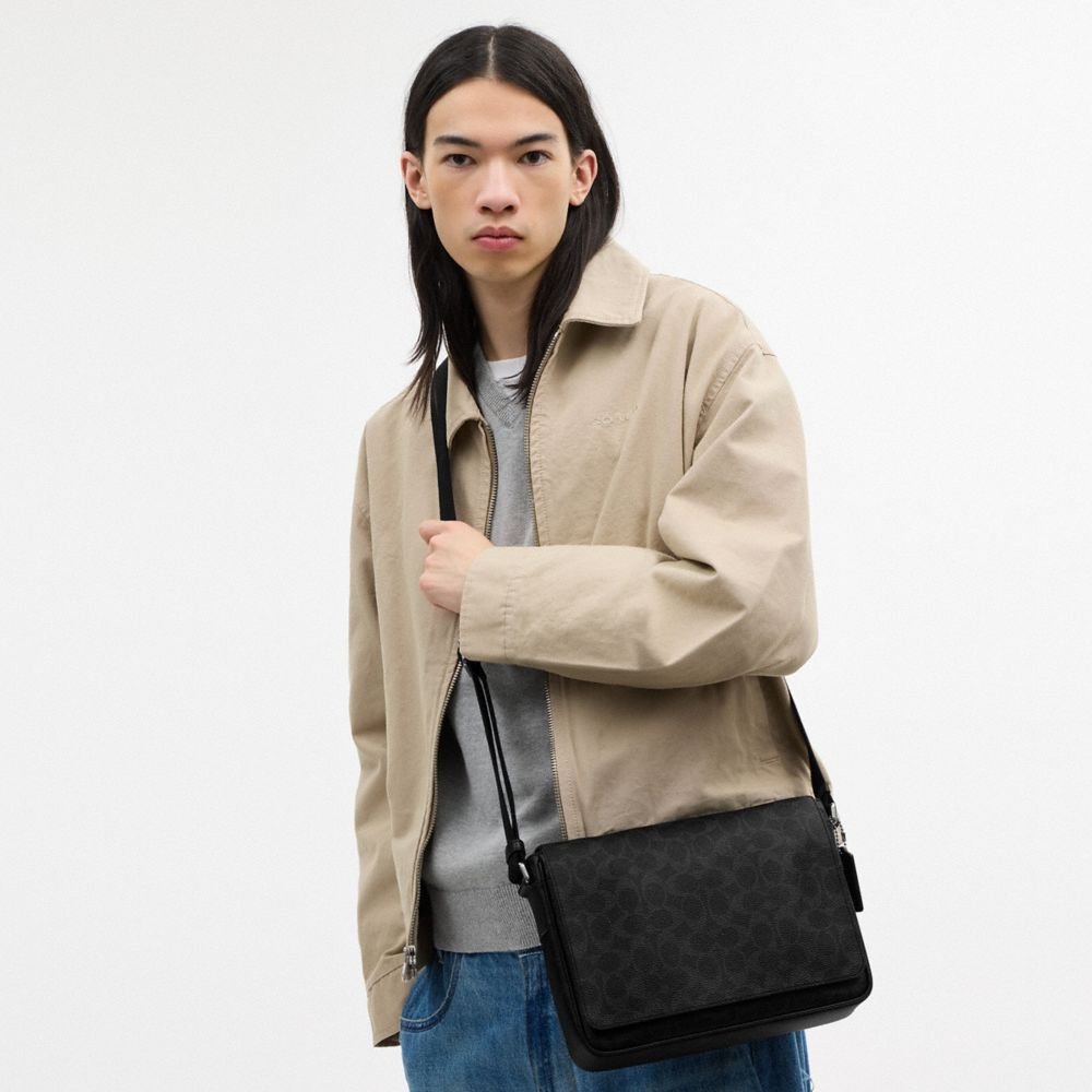 Coach Jack Messenger Bag In Signature Canvas - Image 8