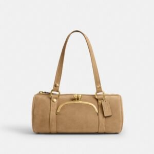 Coach Kisslock Barrel Bag