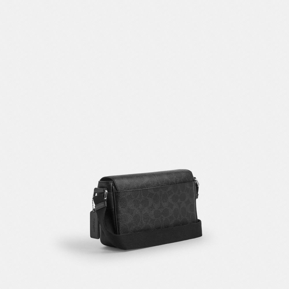 Coach Jack Small Flap Crossbody Bag In Signature Canvas - Image 4