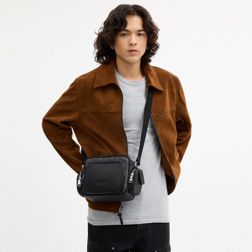 Coach Fletcher Crossbody Bag In Signature Canvas - Image 2