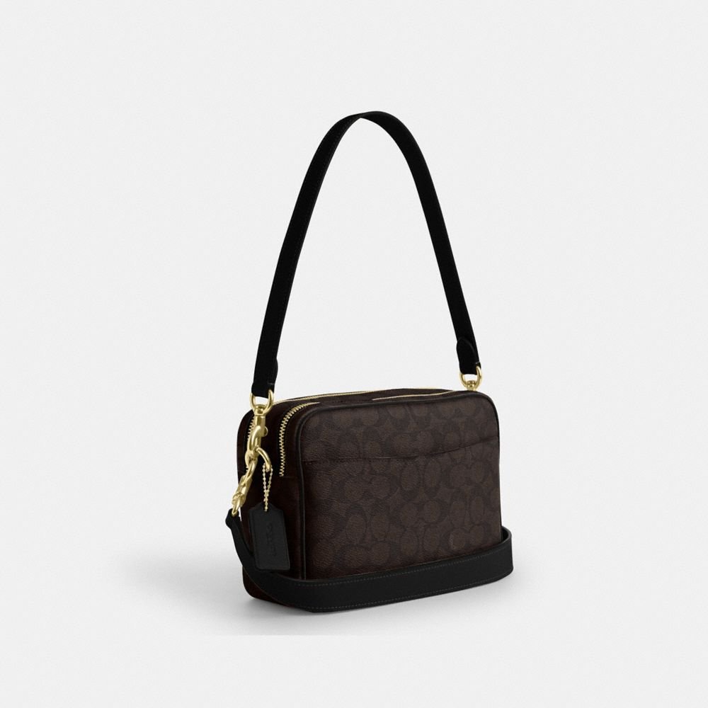Coach Carey Crossbody Bag In Signature Canvas - Image 4