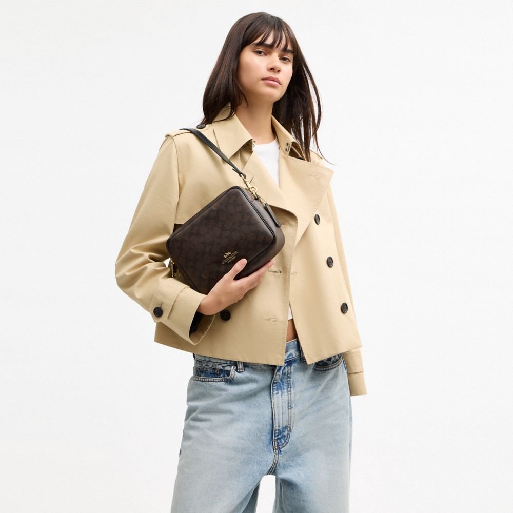 Coach Carey Crossbody Bag In Signature Canvas - Image 2