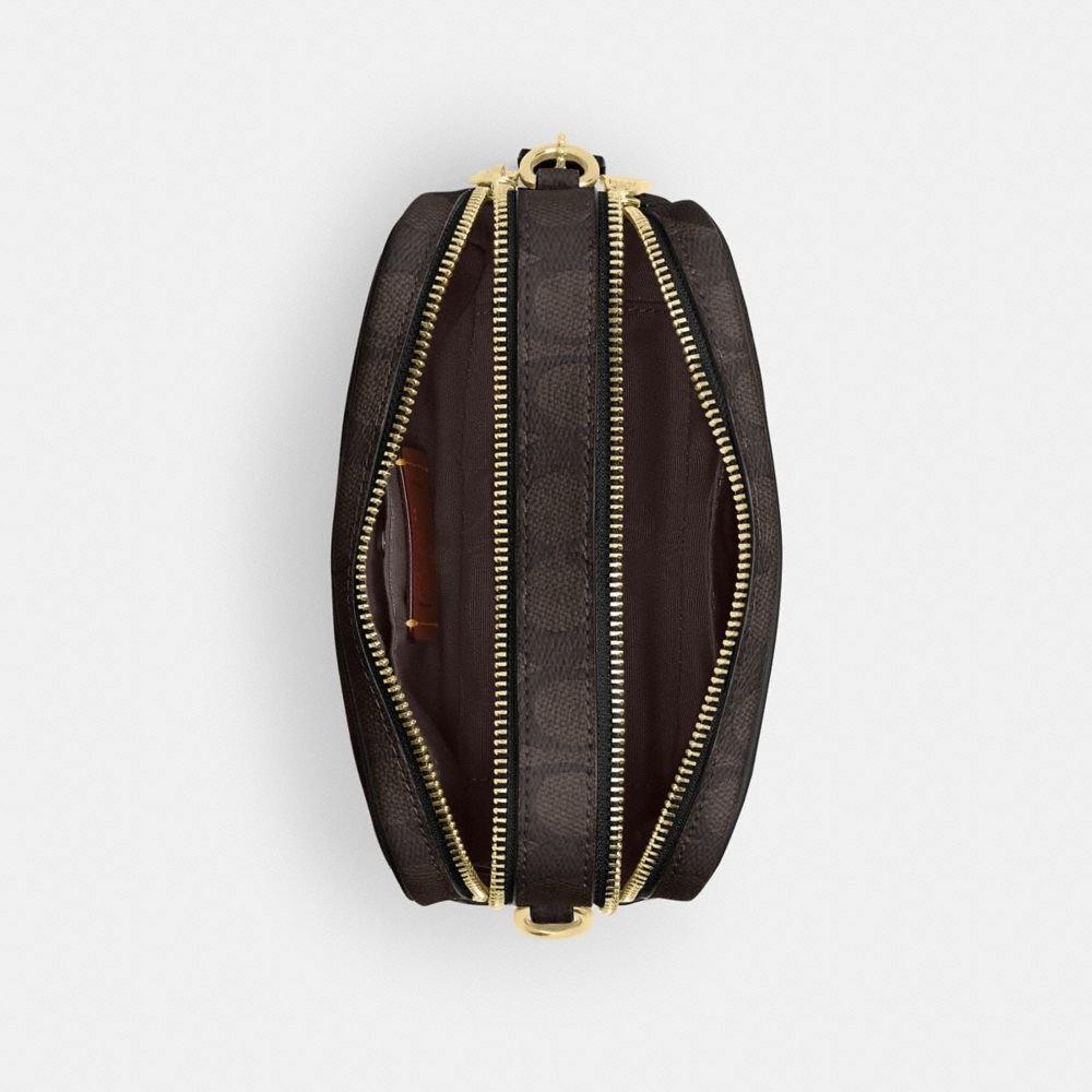 Coach Mini Carey Crossbody Bag In Signature Canvas - Image 8