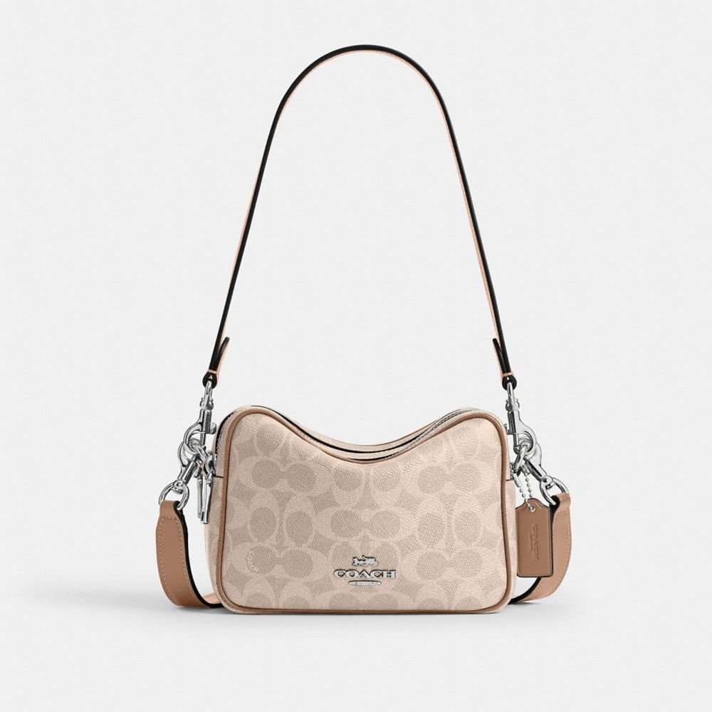 Coach Mini Carey Crossbody Bag In Signature Canvas