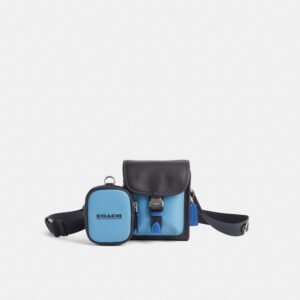 Coach Restored Charter North/South Crossbody With Hybrid Pouch In Colorblock