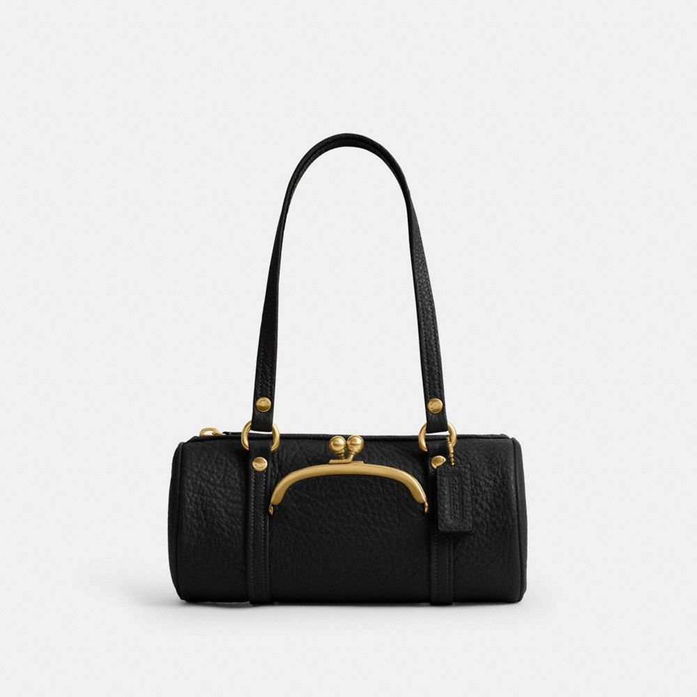 Coach Kisslock Barrel Bag 28