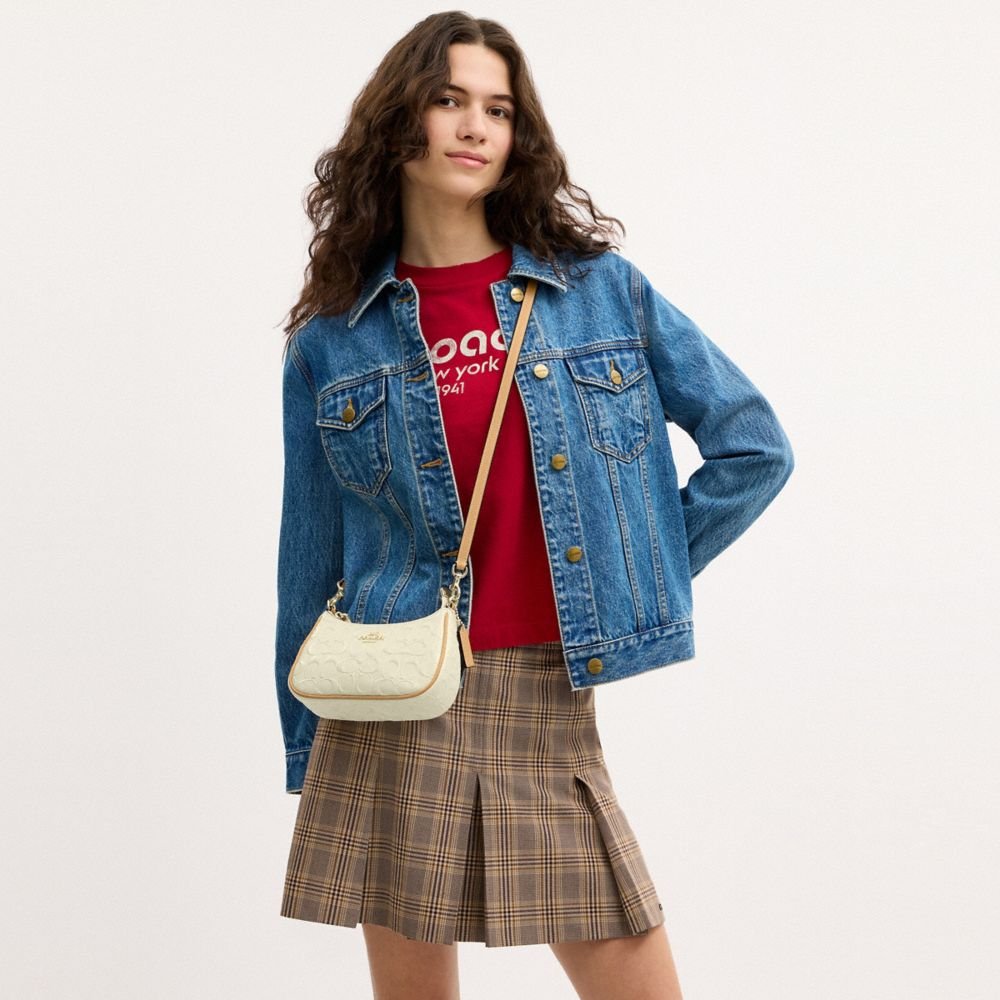 Coach Teri Mini Crossbody Bag In Signature Leather - Image 3
