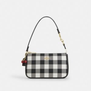 Coach Nolita 19 With Gingham Print And Charm