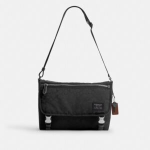 Coach Lane Messenger In Signature Nylon