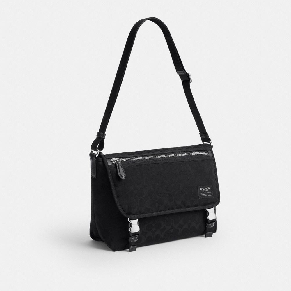 Coach Lane Messenger In Signature Nylon - Image 4