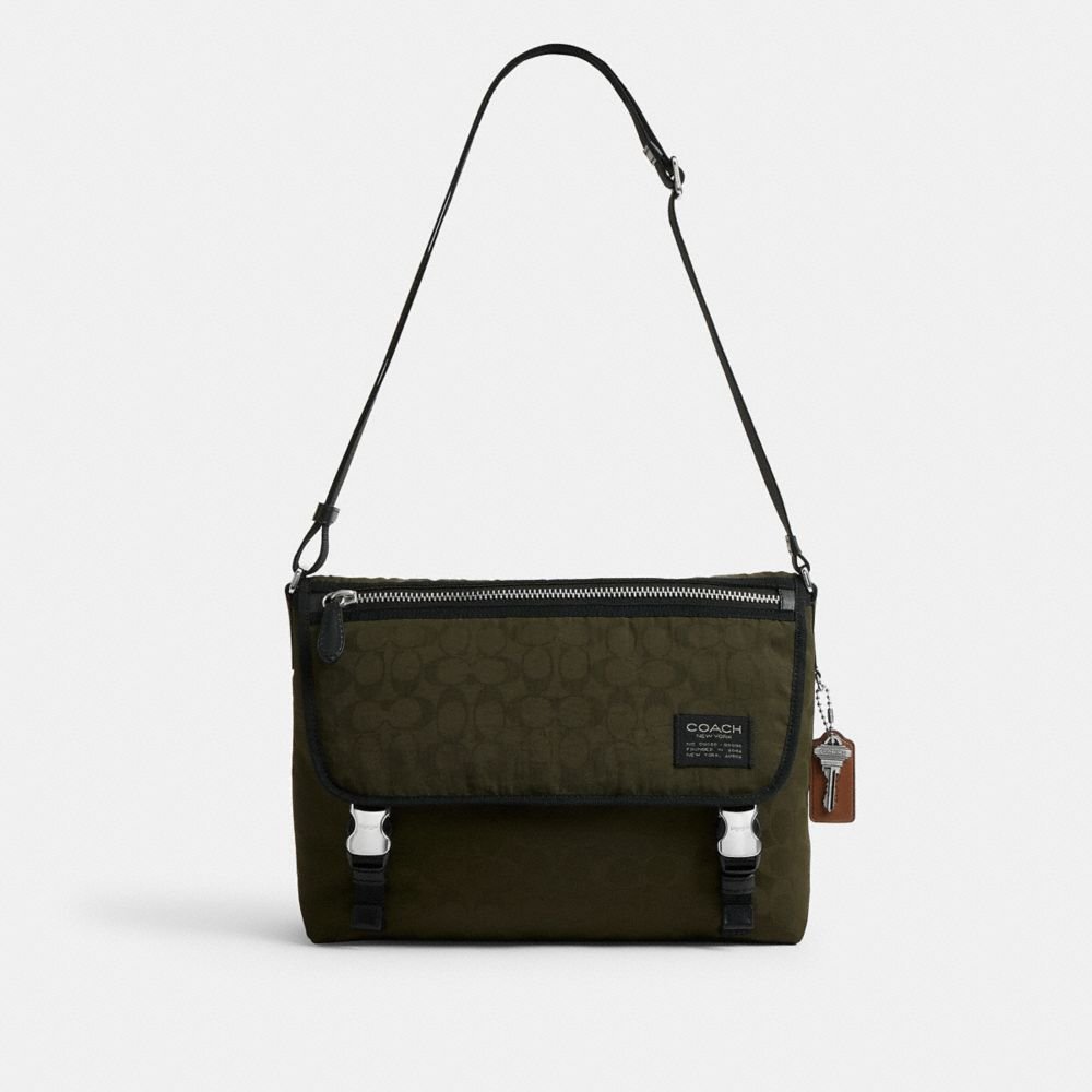 Coach Lane Messenger In Signature Nylon - Image 5