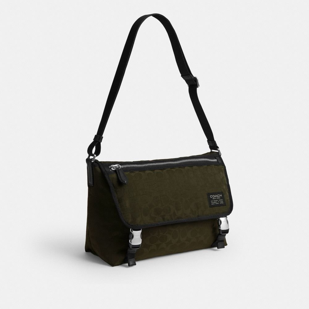 Coach Lane Messenger In Signature Nylon - Image 6