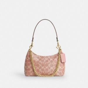 Coach Teri Shoulder Bag In Signature Beaded Satin
