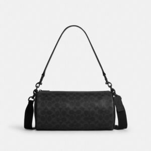 Coach Andre Barrel Bag 30 In Signature Canvas