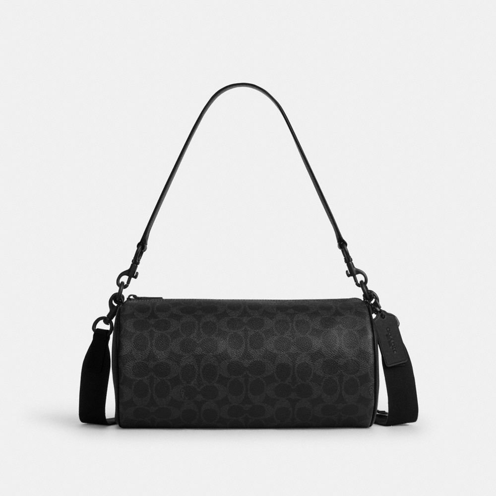 Coach Andre Barrel Bag 30 In Signature Canvas