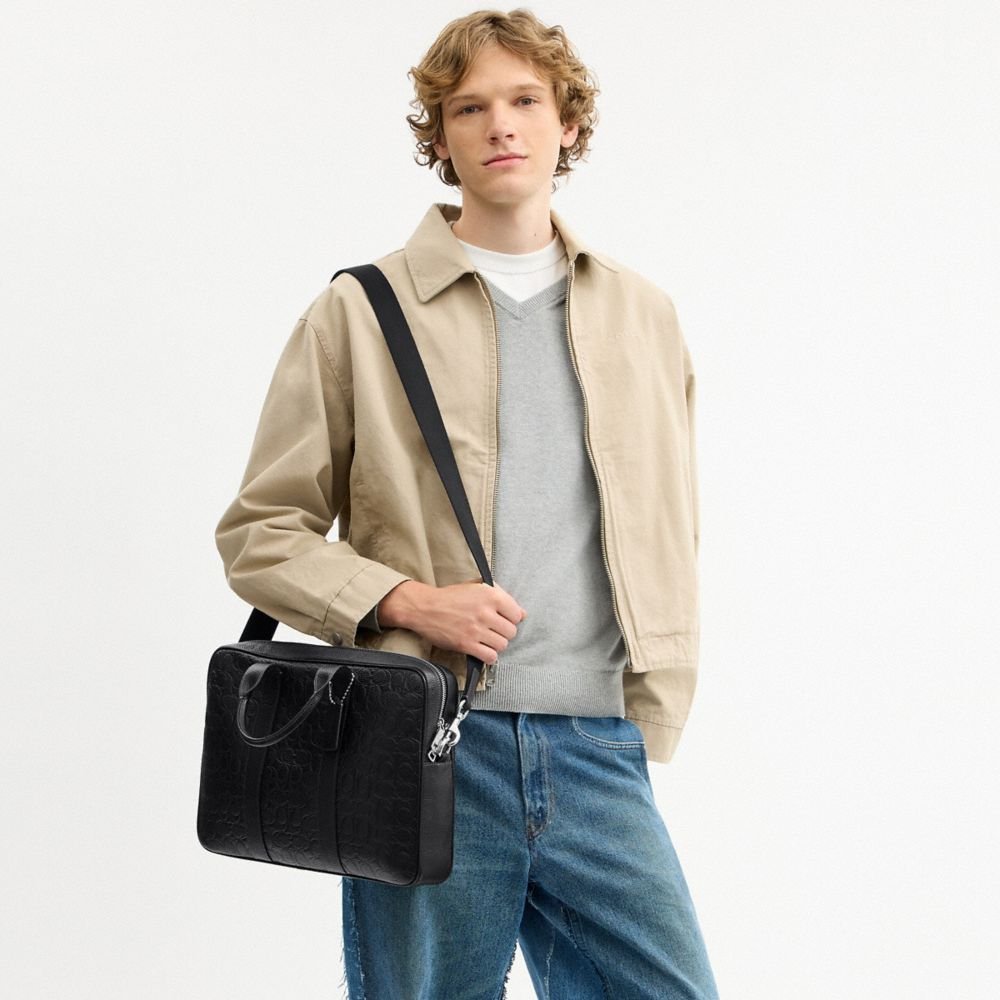 Coach Austin Brief In Signature Leather - Image 2