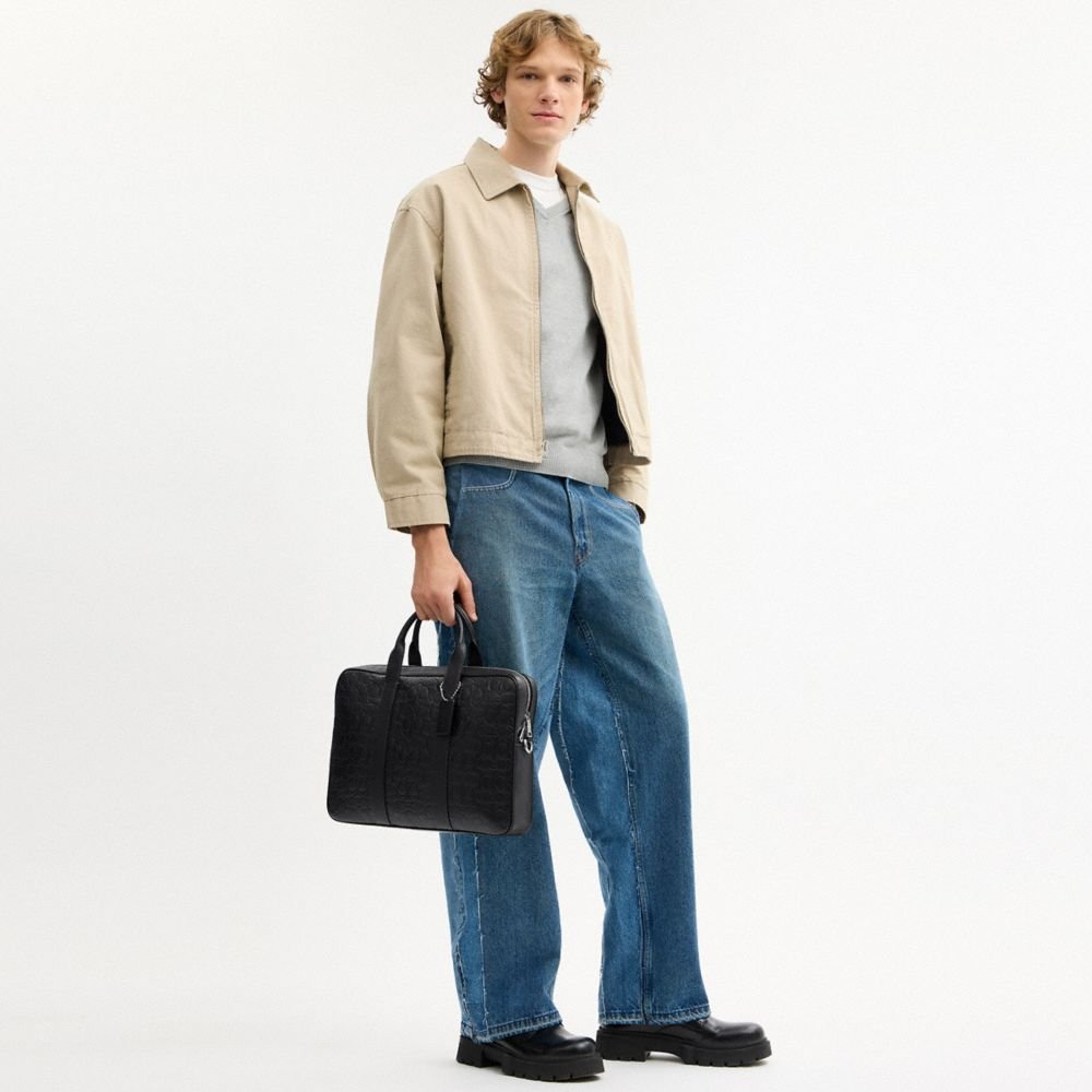 Coach Austin Brief In Signature Leather - Image 3