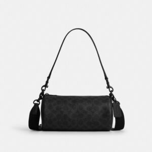 Coach Andre Barrel Bag 24 In Signature Canvas