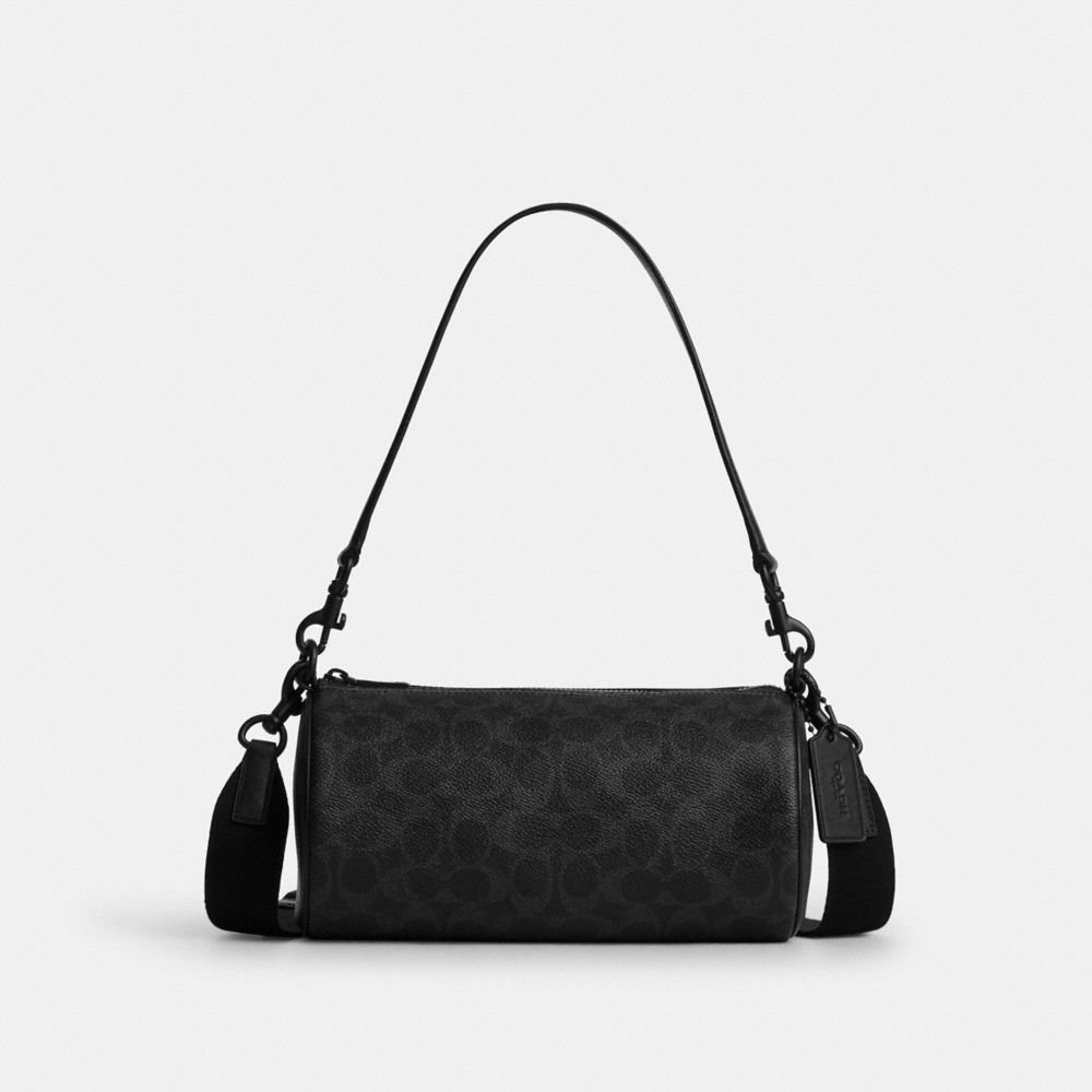 Coach Andre Barrel Bag 24 In Signature Canvas