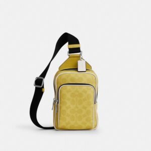 Coach Racer Sling Pack In Signature Canvas