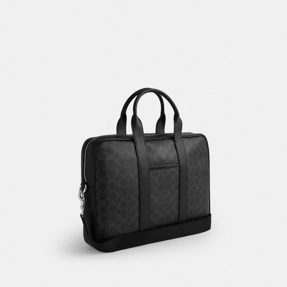 Coach Austin Brief In Signature Canvas - Image 4