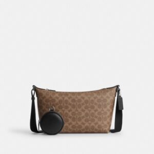 Coach Small Finn Crossbody Bag With Pouch In Signature Canvas