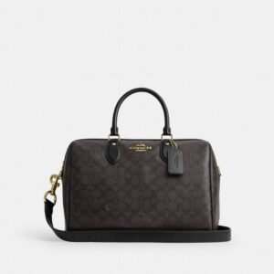 Coach Rowan Large Satchel Bag In Signature Canvas