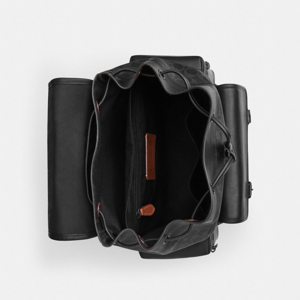 Coach Sprint Backpack In Signature Canvas - Image 3