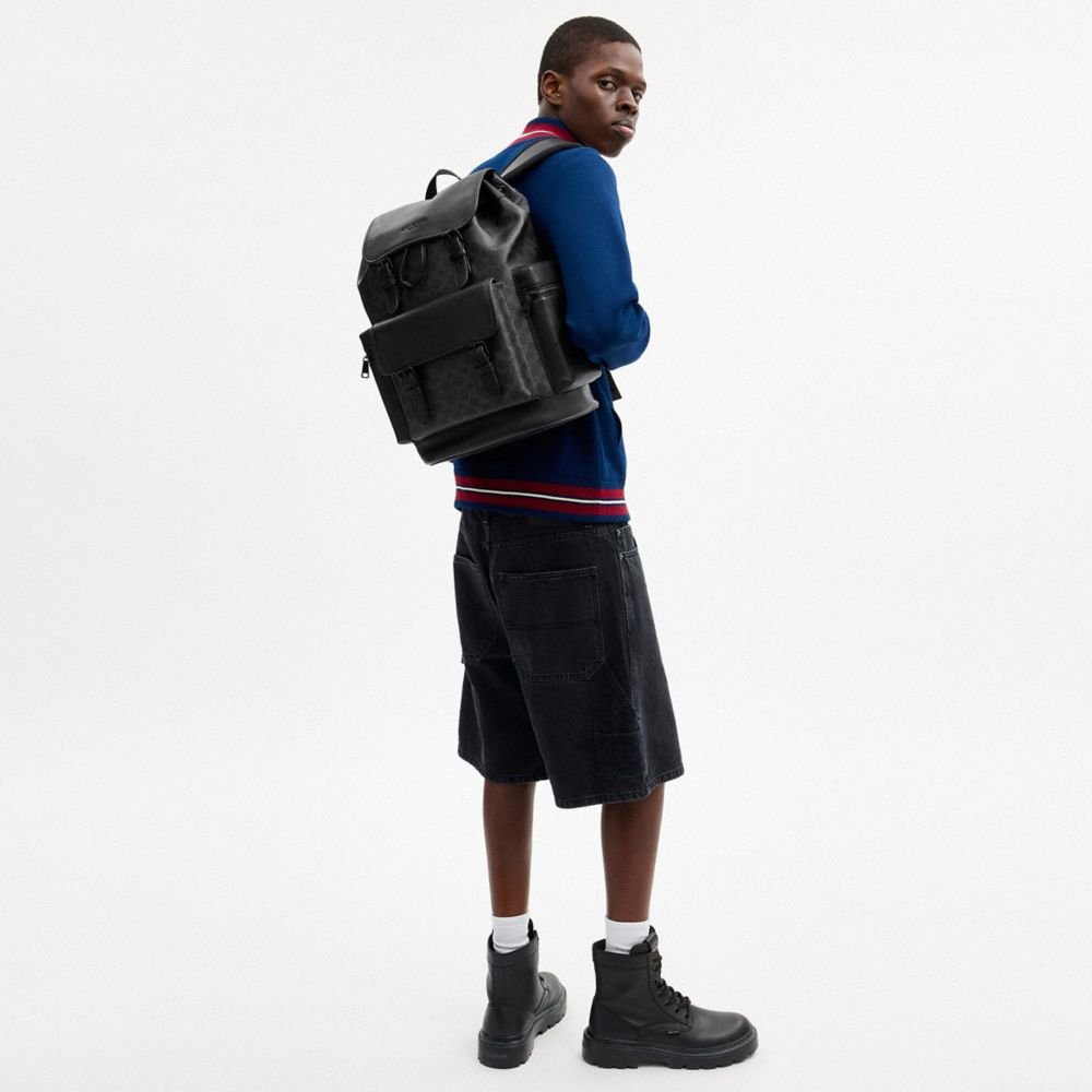 Coach Sprint Backpack In Signature Canvas - Image 2