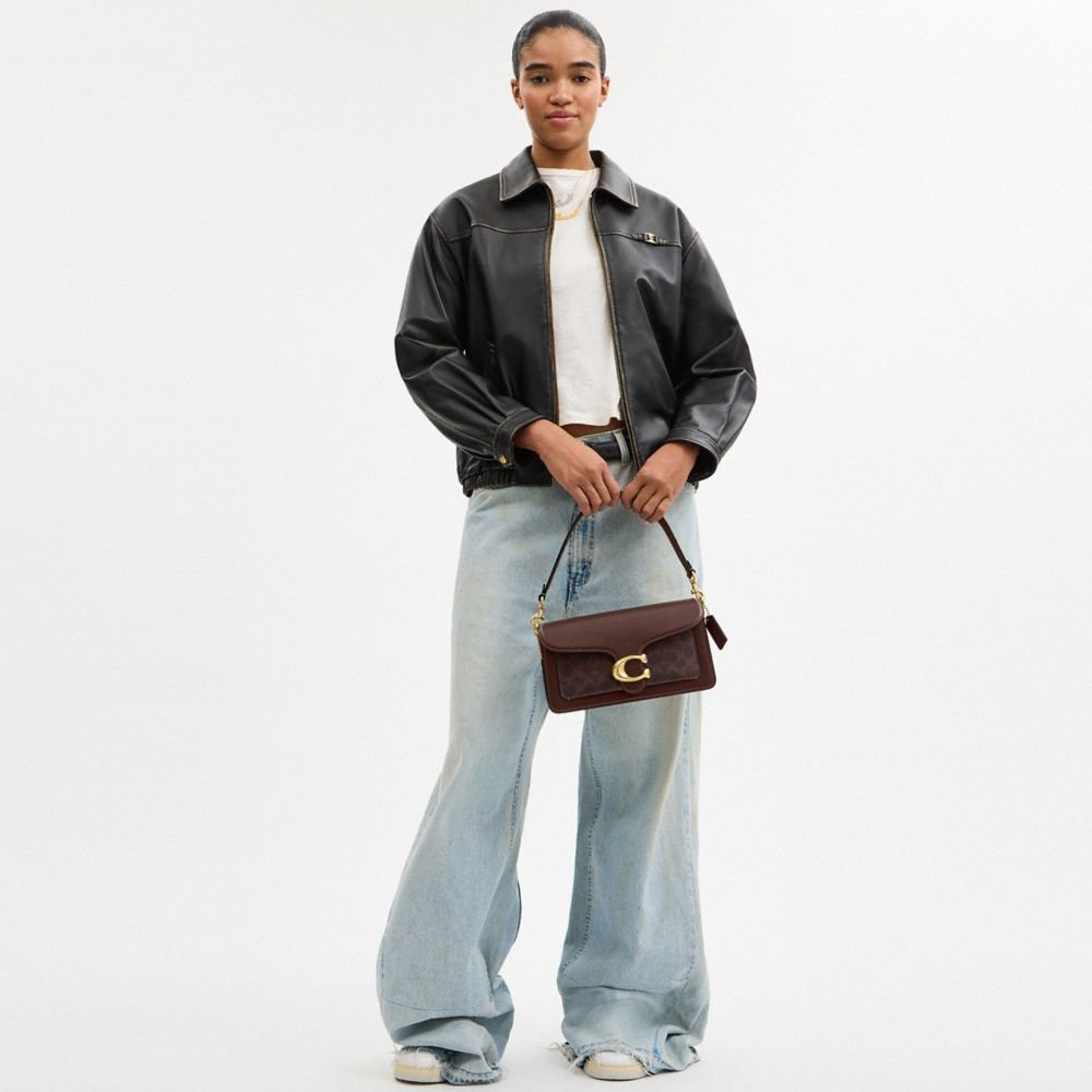 Coach Tabby Shoulder Bag 26 In Signature Canvas - Image 2
