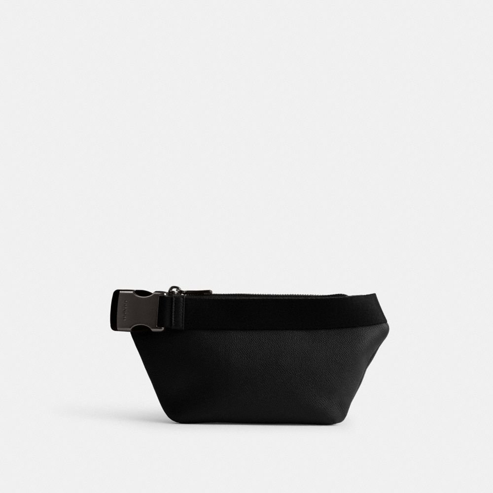Coach Belt Bag With Signature Canvas Interior Detail - Image 7