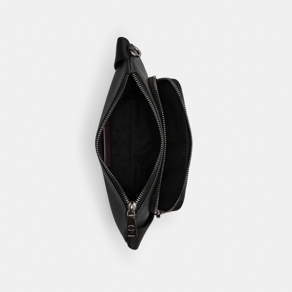 Coach Belt Bag With Signature Canvas Interior Detail - Image 8