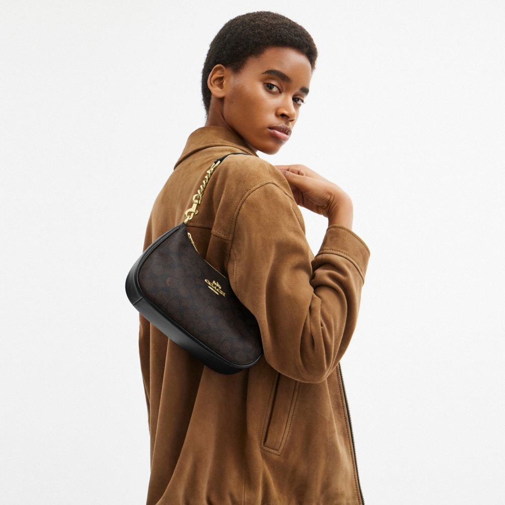 Coach Teri Shoulder Bag In Signature Canvas - Image 2
