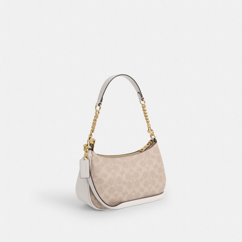 Coach Teri Shoulder Bag In Signature Canvas - Image 10