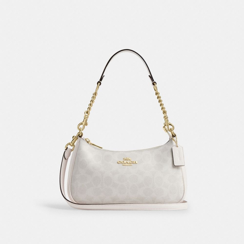 Coach Teri Shoulder Bag In Signature Canvas - Image 17