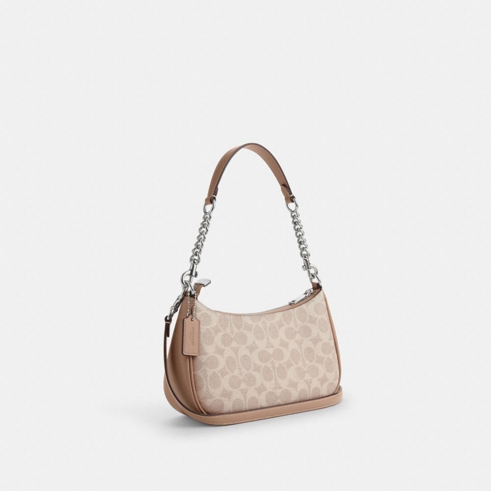 Coach Teri Shoulder Bag In Signature Canvas - Image 6