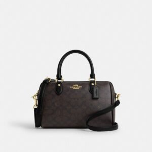 Coach Rowan Satchel Bag In Signature Canvas
