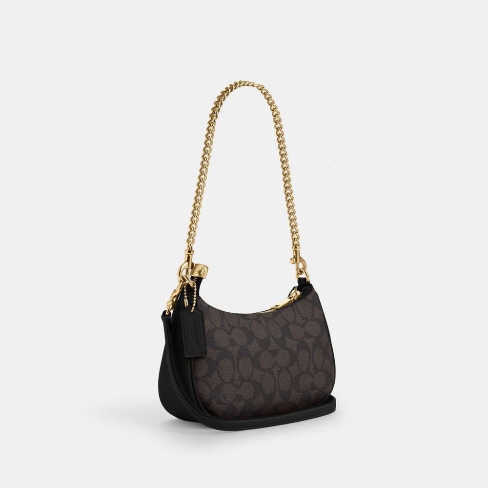 Coach Teri Mini Crossbody Bag In Signature Canvas - Image 4