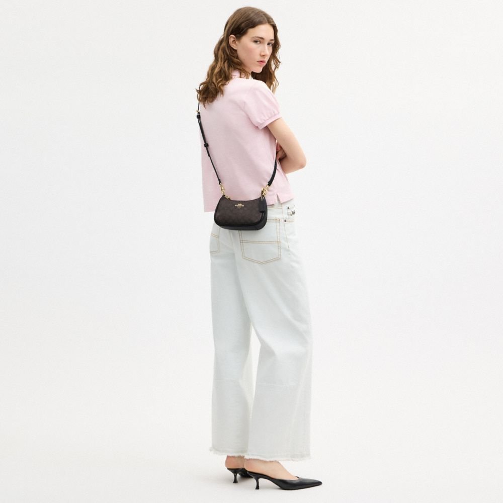 Coach Teri Mini Crossbody Bag In Signature Canvas - Image 3