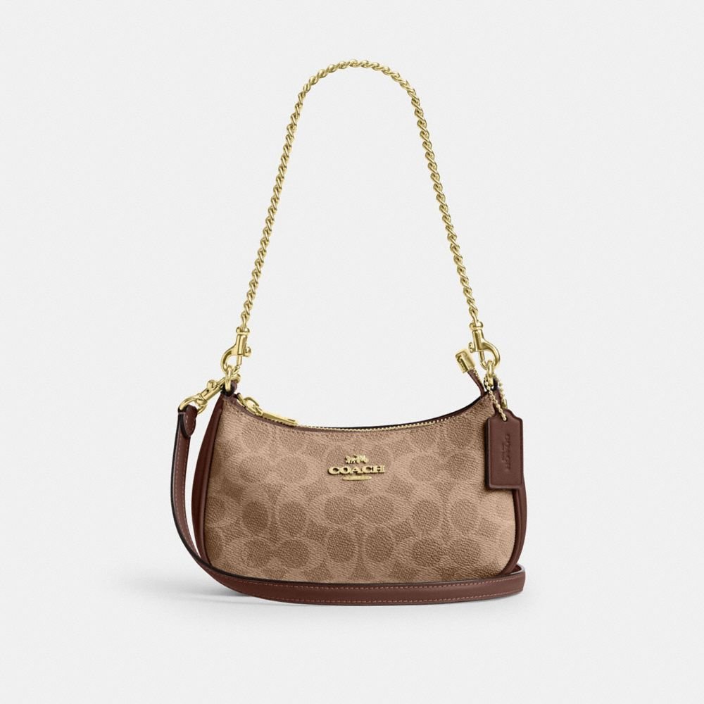 Coach Teri Mini Crossbody Bag In Signature Canvas - Image 5