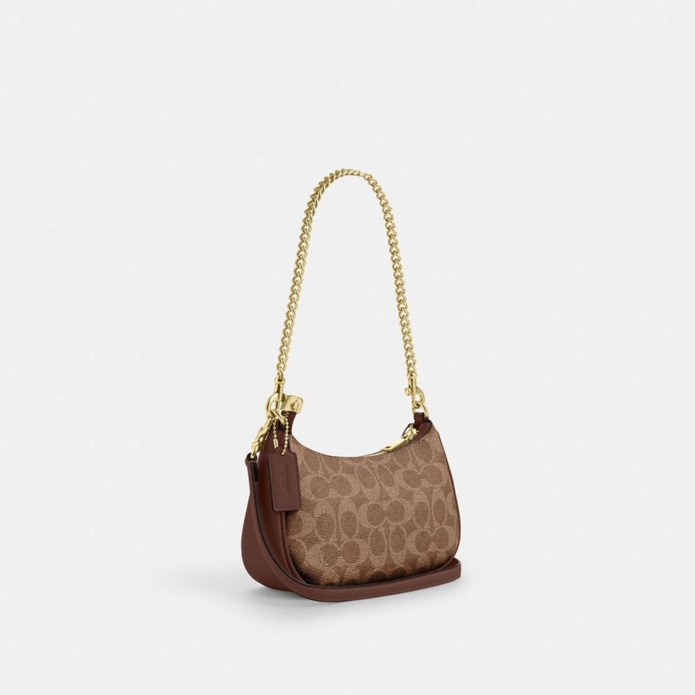 Coach Teri Mini Crossbody Bag In Signature Canvas - Image 6