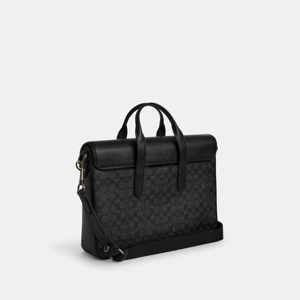 Coach Sullivan Portfolio Brief In Signature Canvas - Image 6