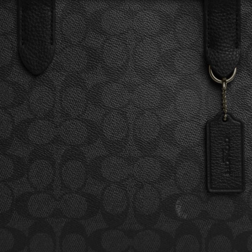 Coach Sullivan Portfolio Brief In Signature Canvas - Image 8